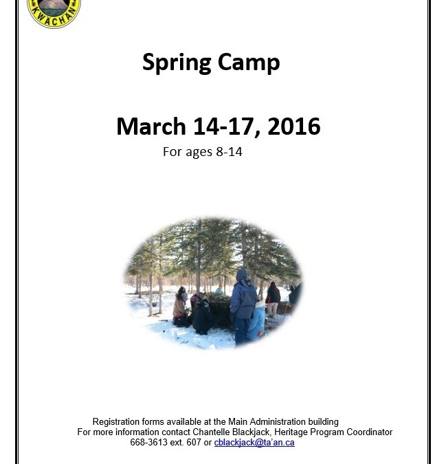 TA’AN KWÄCH’ÄN SPRING CAMP