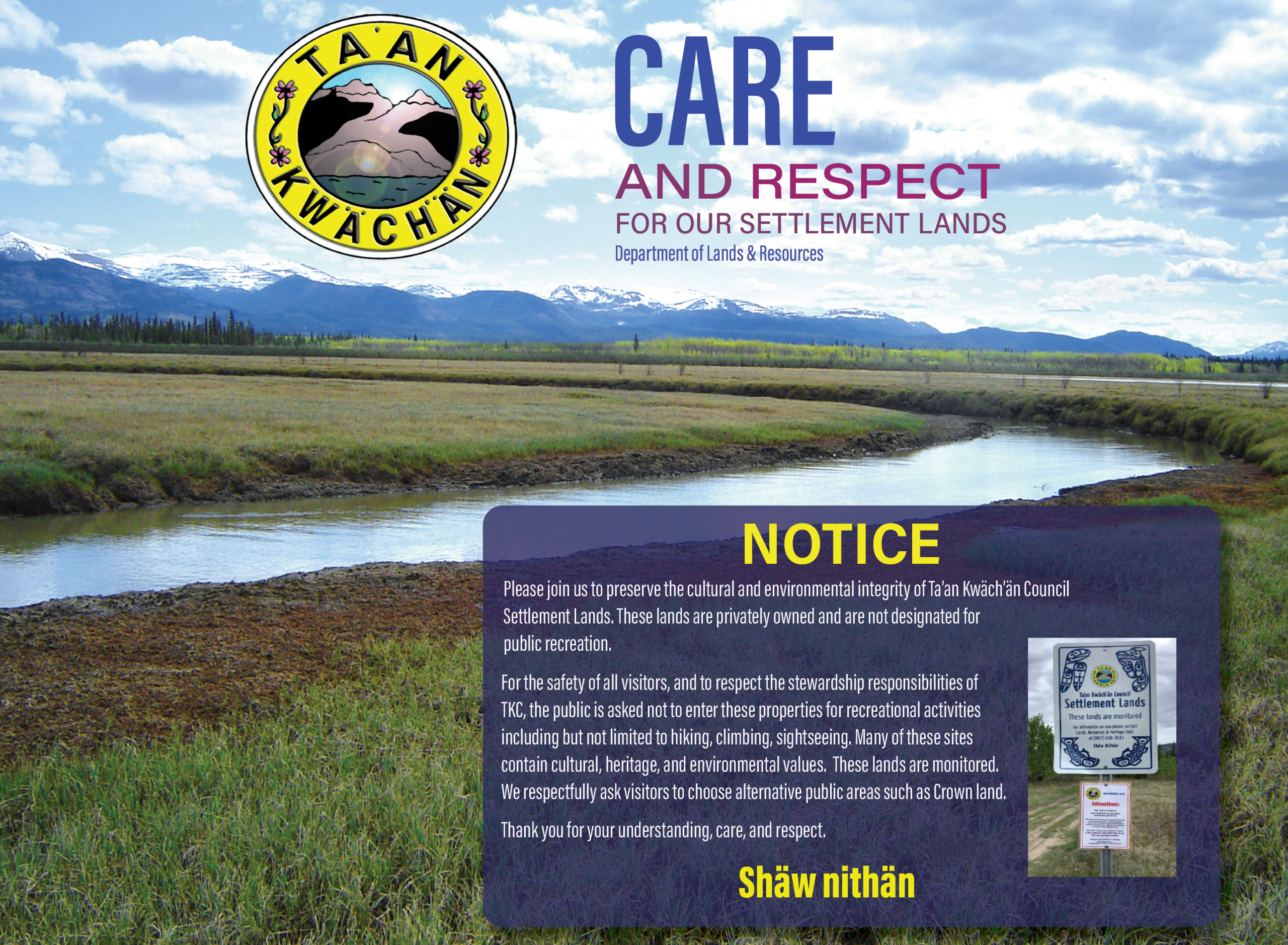 Respect for Land Notice-Social Media FINAL indd