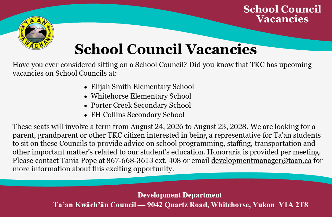 School Council Vacancies Notice -September 21